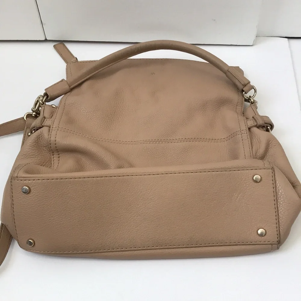 KATE SPADE Cobble Stone Little Minka Cream Shoulder Bag